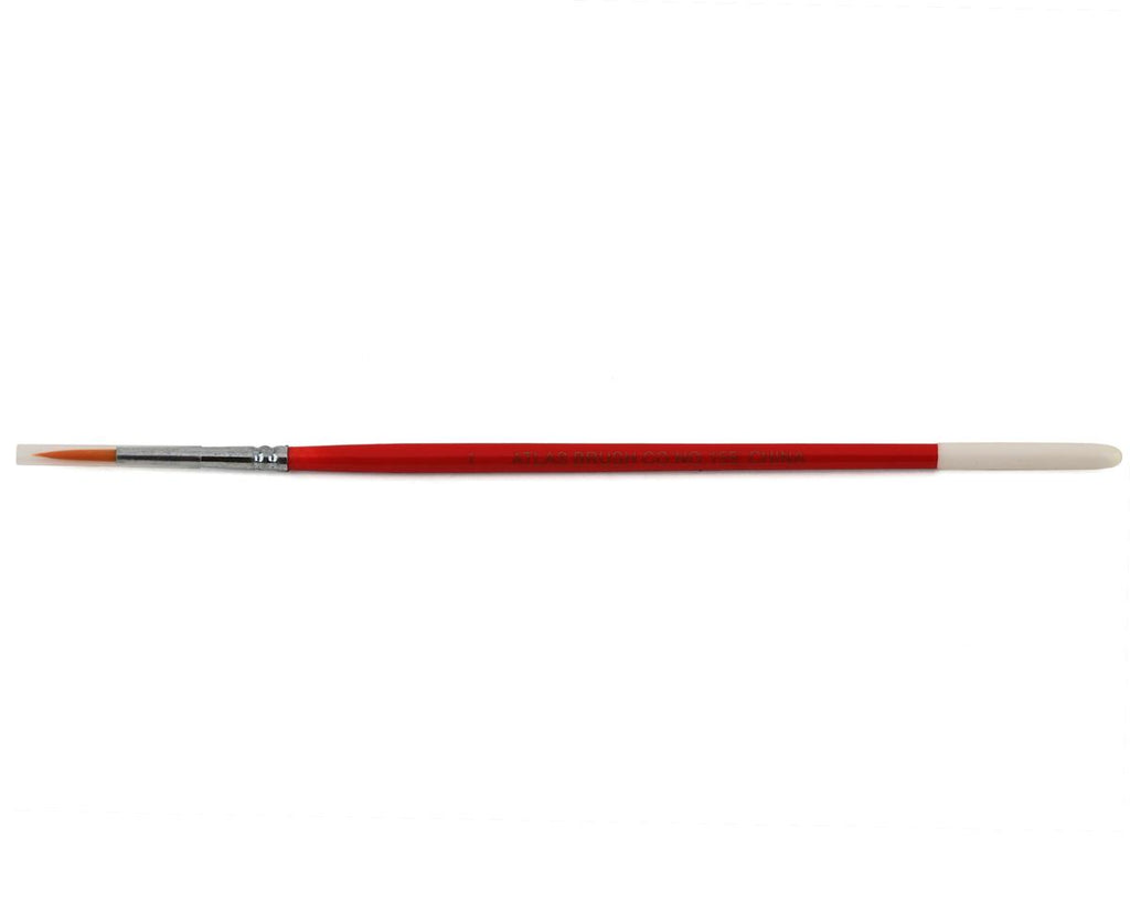 Atlas Brush Golden Taklon Round 1 Paint Brush  (ABS155-1)