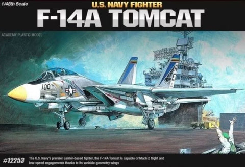 Academy 1/48 F14A Tomcat USN Fighter   (ACY12253)