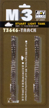 AFV 1/35 T36E6 Rubber Tracks for M3/5/8 Tanks   (AFV35061)