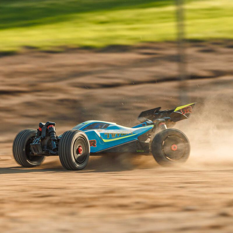 Arrma Typhon Mega 665 1/8 4WD Electric Buggy (Blue) w/SLT2 2.4GHz Radio   (ARA4206V4T1)