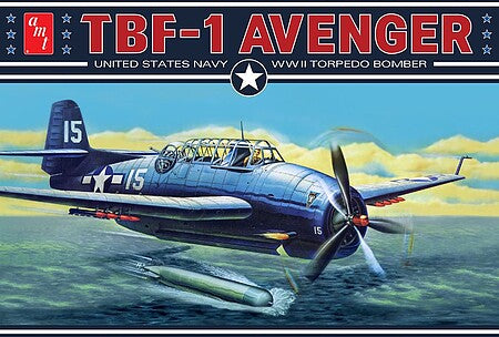 AMT TBF-1 AVENGER 1:48 SCALE MODEL KIT   (AMT1377)