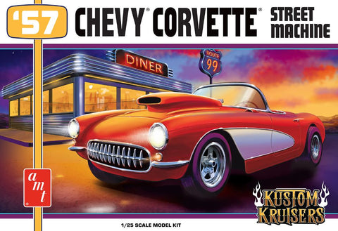 AMT 1/25 1957 Chevy Corvette Street Machine   (AMT1498)