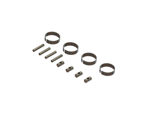Arrma CVD Driveshaft Metal Fittings (2)    (ARA31150)