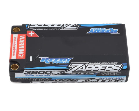 Reedy Zappers HV SG2 2S Low Profile Shorty 110C LiPo Battery (7.6V/3600mAh)