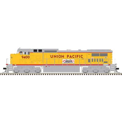 GE Dash 8-40CW - LokSound and DCC - Master(R) Gold -- Union Pacific #9400 ("1,000th Dash-8-Built"; Armour Yellow, gray, red)
