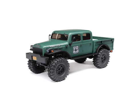 Axial SCX24 40's 4 Door Dodge Power Wagon 1/24 4WD RTR Scale Mini Crawler (Green) w/2.4GHz Radio   (AXI00007T2)