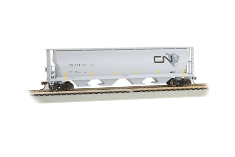 Bachmann CN - NORTH AMERICAN LOGO - 4 BAY CYLINDRICAL GRAIN HOPPER  (BAC19145)