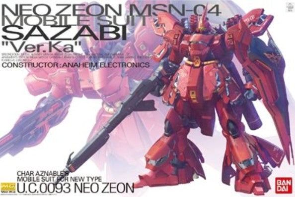 Bandai Sazabi (Ver. Ka) "Char's Counterattack", MG 1/100   (BAN5055457)
