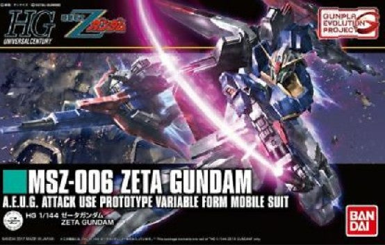 Bandai 1/144 HG Universal Century Series: #203 MSZ006 Zeta Gundam (BAN5055611)