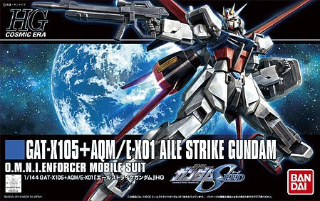 Bandai 1/144 HG Cosmic ERA Series- GAT-X105 + AQM/E-X01 Aile Strike Gundam  (BAN5058779)