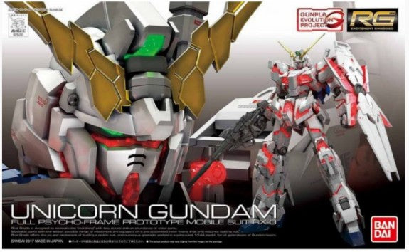 Bandai 1/144 Real Grade Series #025 RX0 Unicorn Gundam Full Psycho-Frame Prototype Suit(BAN5061620)