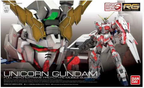 Bandai 1/144 Real Grade Series #025 RX0 Unicorn Gundam Full Psycho-Frame Prototype Suit(BAN5061620)