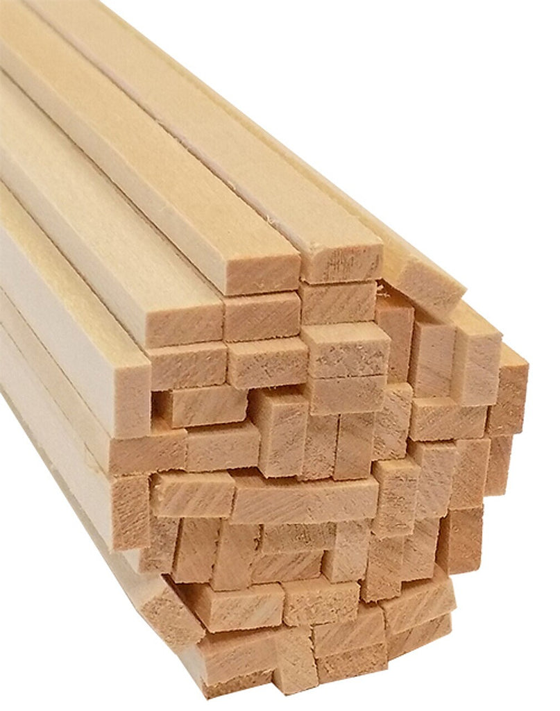 BNM Basswood Strips 1/8'' x 1/4'' x 24''    (BNM3255)