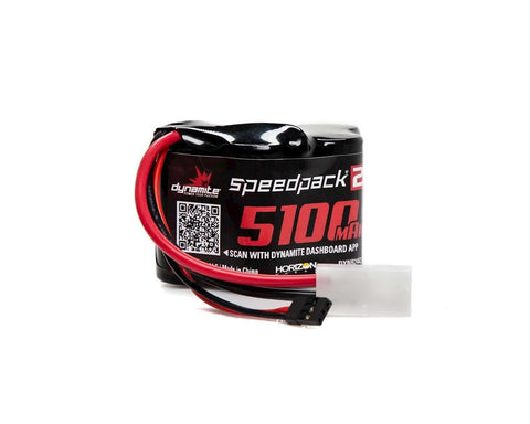 Speedpack2 6V 5100mAh 5C NiMH, Hump Receiver Pack, BAJA 5B    (DYNB2442)