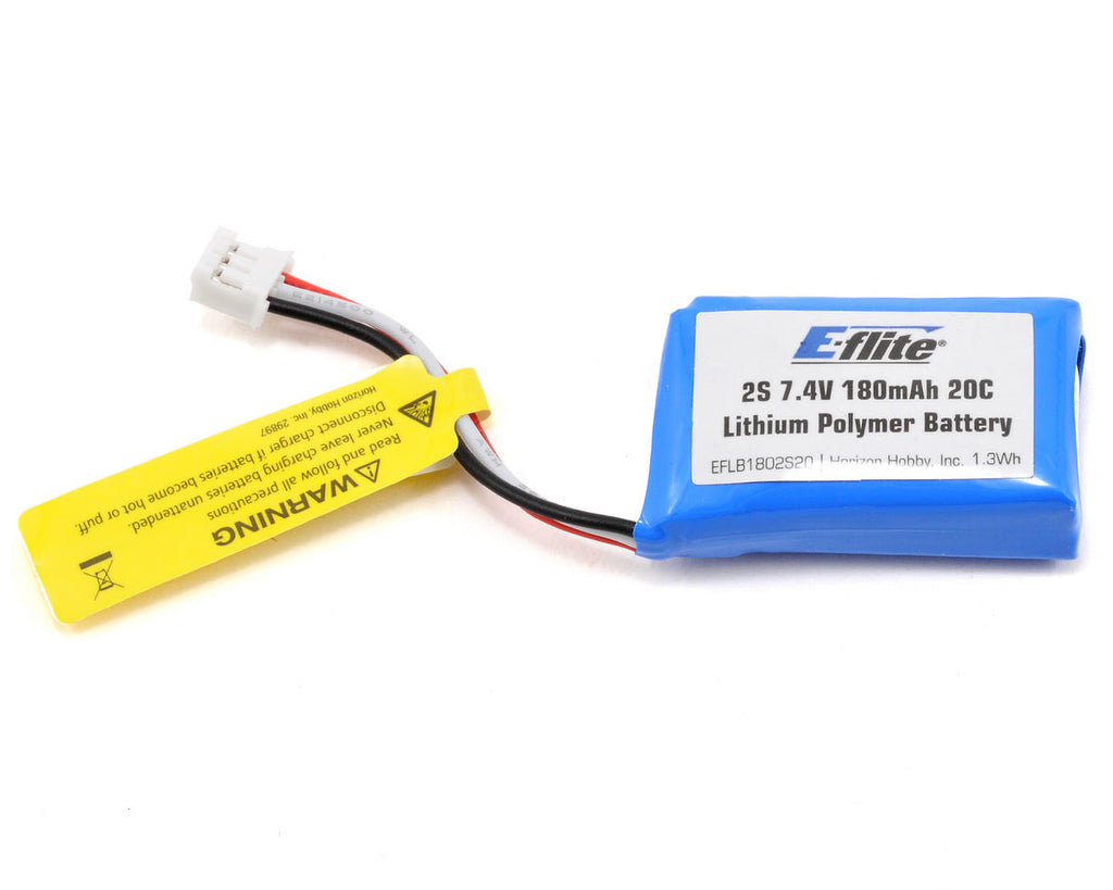 E-flite 2S LiPo Battery 20C (7.4V/180mAh) w/UMX Connector