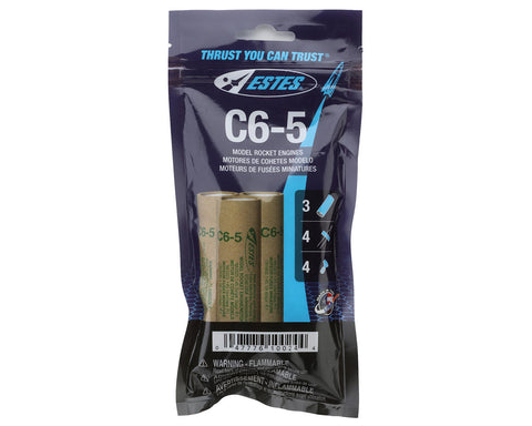 Estes C6-5 Bagged Engines (3)    (EST10024)