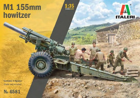 Italeri 1:35 Italeri M1 155mm Howitzer  (ITA6581)