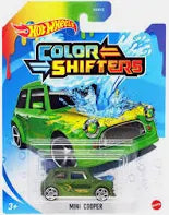 Hot Wheels Color Shifters Mini Cooper Diecast Car