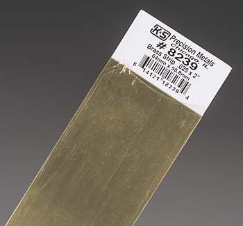 K&S Brass Strip .025'' x 2'' x 12''   (K+S8239)