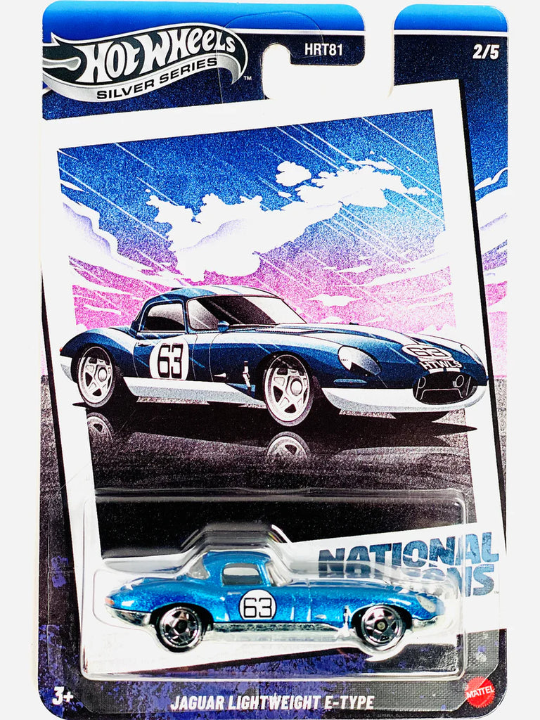 Hot Wheels 2025 Silver Series National Icons Jaguar Lightweight E-Type