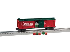 Lionel O RTR SledEx Present Unloading Car    (LNL2128250)