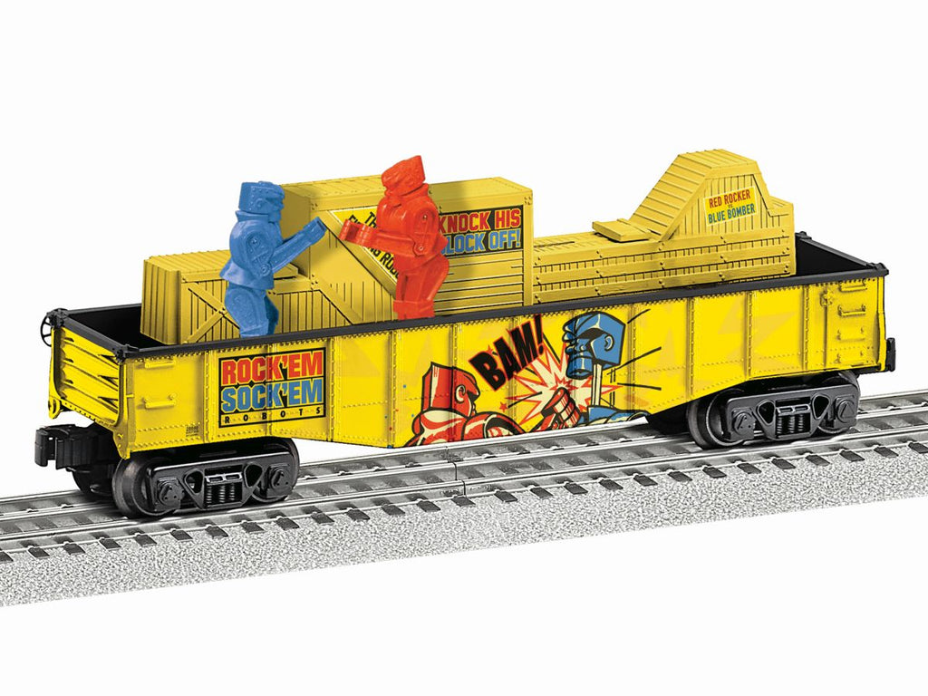 Lionel Rock 'Em Sock 'Em Robots™ Chasing Gondola   (LNL2528840)