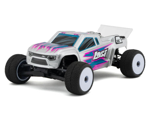 Losi Micro-T 1/28 RTR 2WD Stadium Truck (Silver) w/2.4GHz Radio, Battery & Charger  (LOS-1392T2)
