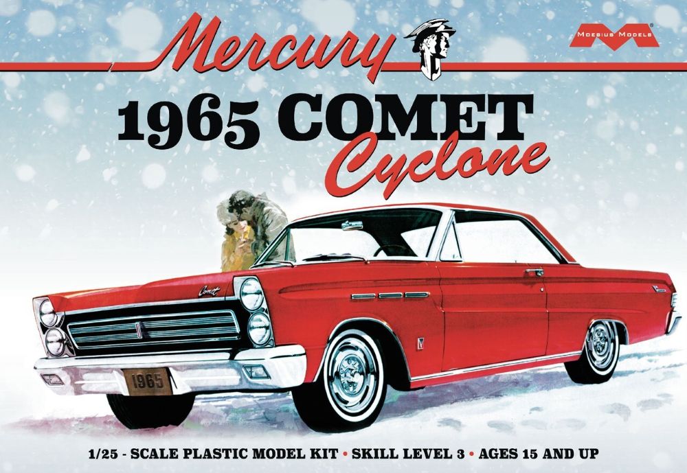 Moebius Model 1/25 1965 Mercury Comet Cyclone Model Kit   (MOE1210)
