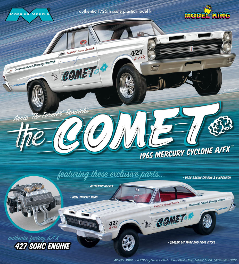 Moebuis Arnie Beswick's The Comet 1965 Mercury Cyclone A/FX  (MOE1223)