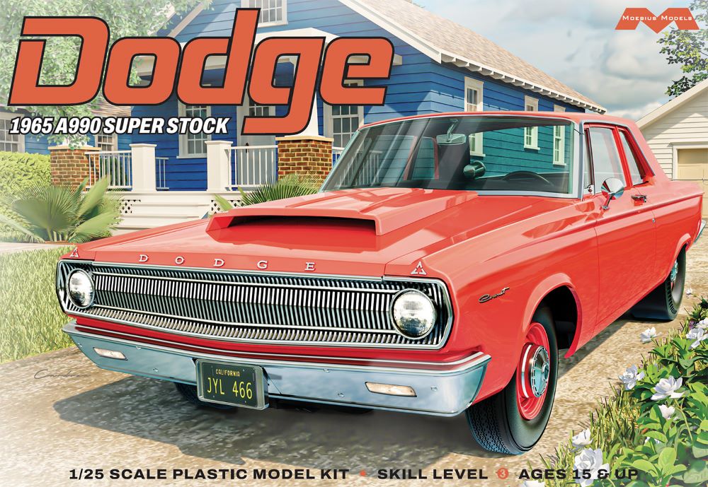 Moebius 1/25 1965 Dodge A990 Super Stock Car  (MOE2460)