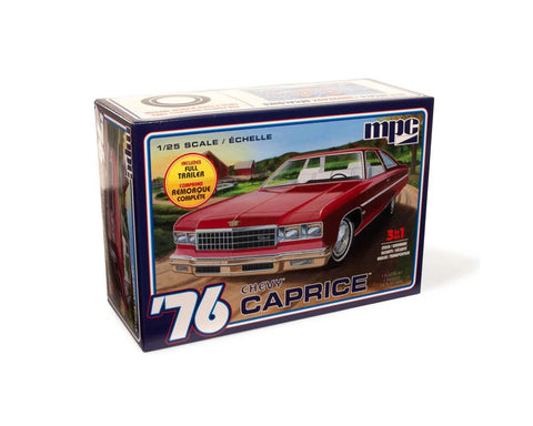 MPC 1976 Chevy Caprice w/Trailer 2T 1:25   (MPC963M)