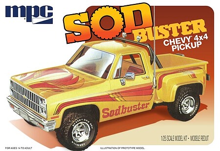 MPC 1981 Sod Buster Chevy Stepside Pickup Truck  (MPS972)