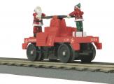 MTH O Christmas Operating Handcar   (MTH305234)