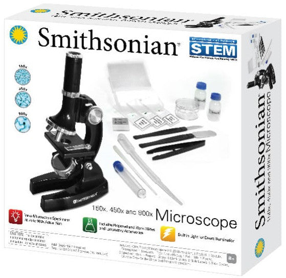 Smithsonian STEM 150x/450x/900x Microscope Kit   (NSI22249)