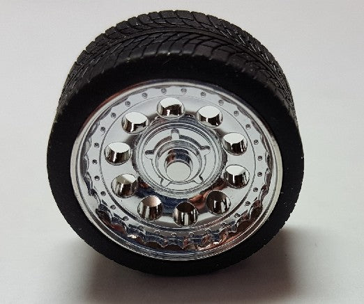 Pegasus 1/24-1/25 Magnums 19'' Chrome Rims with Tires (4)   (PGH1286)