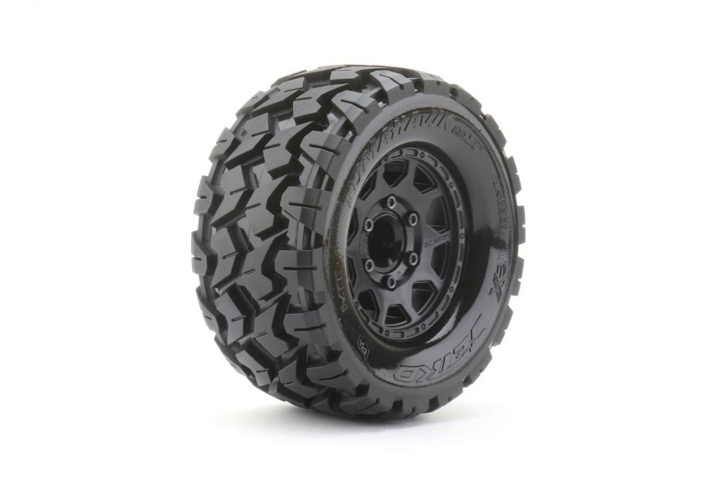 Power Hobby 1/10 2.8 MT Tomahawk Belted Tires (2) w/Removable Hex Wheels