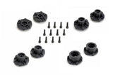 Power Hobby 1/10 2.8 MT Tomahawk Belted Tires (2) w/Removable Hex Wheels