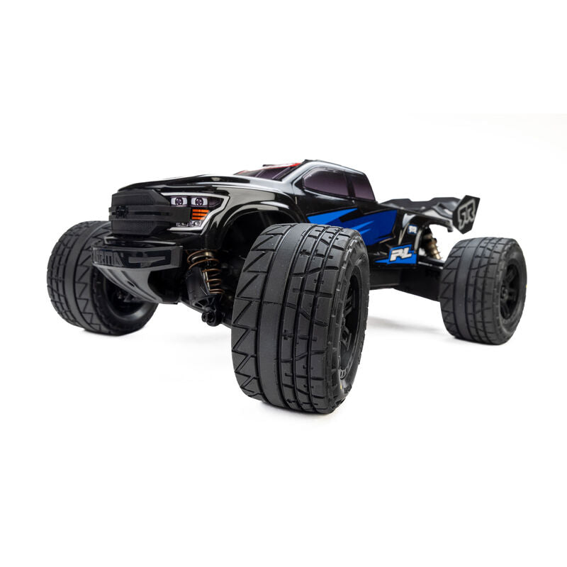 Pro-Line Menace Front/Rear Street Tires Mounted 12mm Black Split Six (2):    (PRO1034510)