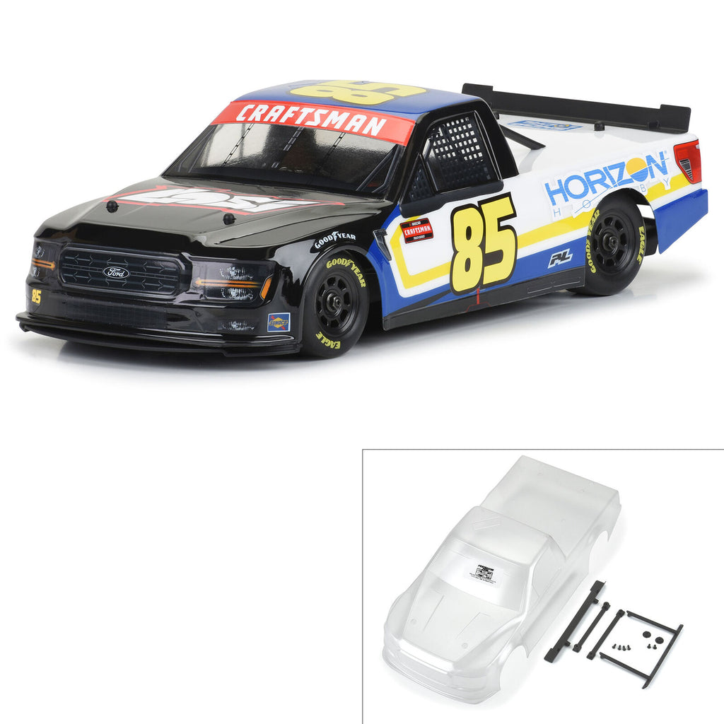 Pro-Line 1/12 Pre-Cut 2024 Ford F-150 Truck Clear Body: Losi NASCAR    (PRO365400)