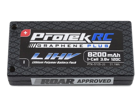 ProTek RC 1S 130C Low IR Si-Graphene + HV LiPo Battery (3.8V/8800mAh) w/4mm Connectors  (PTK510520)
