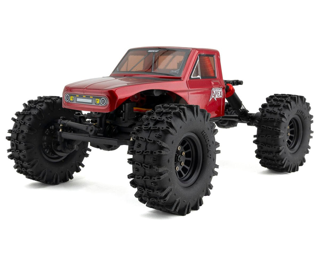 Redcat Ascent-18 Apex 1/18 4WD RTR Brushless Rock Crawler (Red) w/2.4GHz Radio, Battery & Charger   (RER42219)