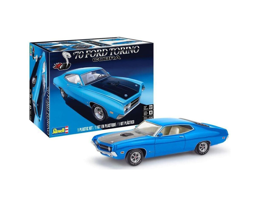 Revell 1/25 1970 Ford Torino Cobra Model Kit  (RMX14534)