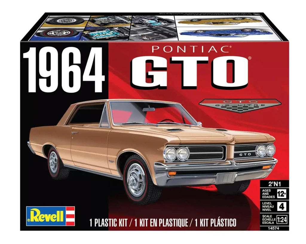 1/24 2-N-1 1964 Pontiac GTO Plastic Model Kit
