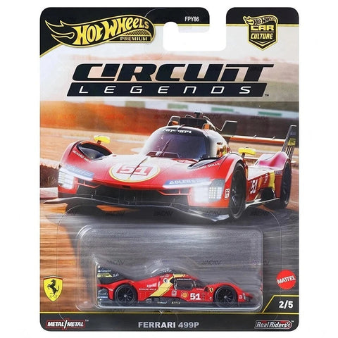 Hot Wheels Ferrari 499P Red JBK49 2/5 - 2025 Car Culture: Circuit Legends