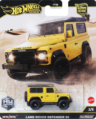 Mattel Hot Wheels Car Culture Off-road Land Rover Defender 90 Diecast Car JBK74