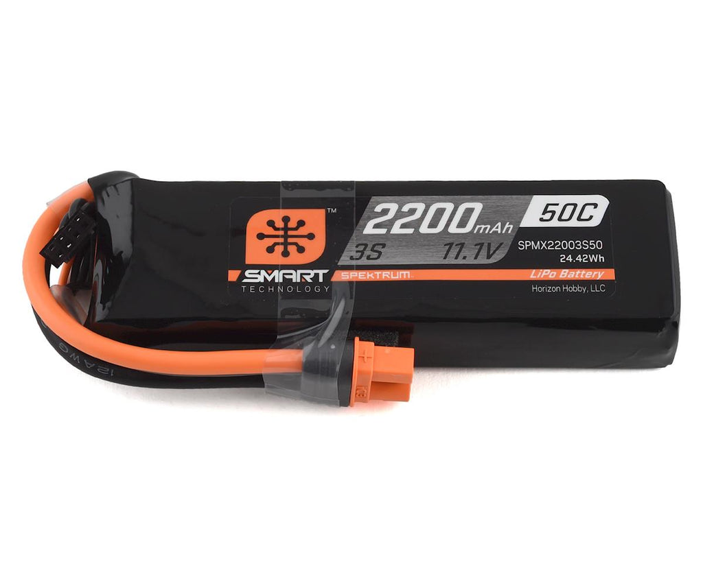 Spektrum RC 3S Smart LiPo Battery Pack w/IC3 Connector (11.1V/2200mAh)   (SPMX22003S50)