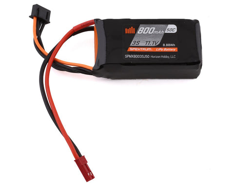 Spektrum RC 3S LiPo Battery 50C (11.1V/800mAh) w/JST Connector   (SPMX8003SJ50)