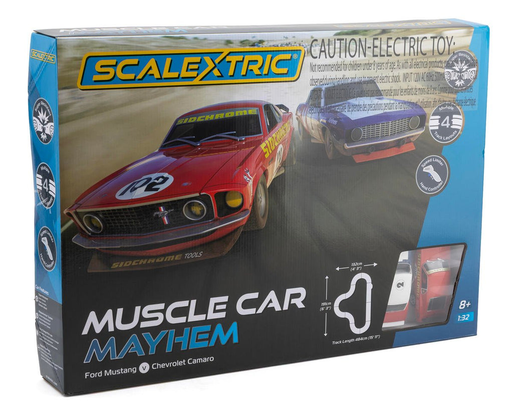 Scalextric Muscle Car Mayhem - USA   (SSRC1449T)