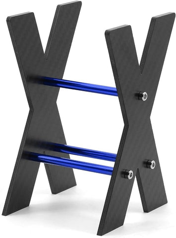 RC Car Repair Display Stand Jack Stand RC Tool Kit for 1/10 RC Cralwer Drift Racing Car, Blue