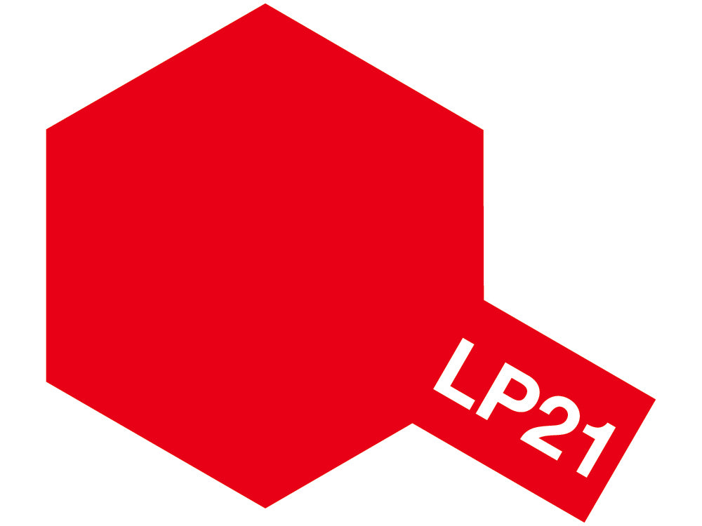 Tamiya Lacquer Paint LP-21 Italian Red 10ml Bottle   (TAM82121)